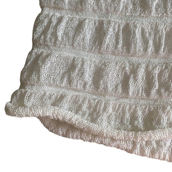 Tex by MaxAzria Textured Knit Semi Sheer Mini Skirt Size Small - HSH1151 - Picture 3 of 6